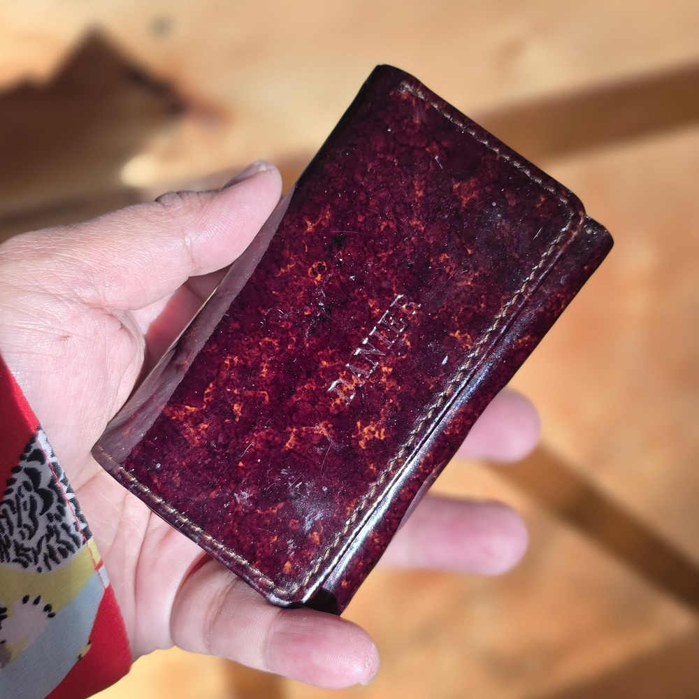 Danier Mini Burgundy /BrownLeather Keyholder